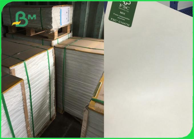 100 % Virgin Wood pulp Food Grade PE Coated Paper FDS SGS White Customized