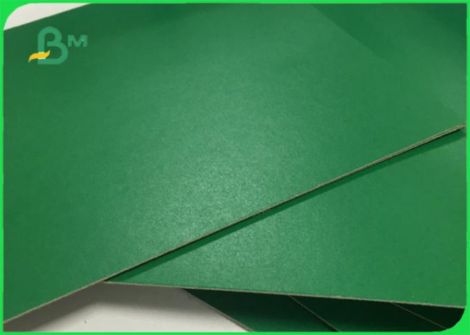 FSC Green Colored Book Binding Board Good Stiffness For Folder Customized