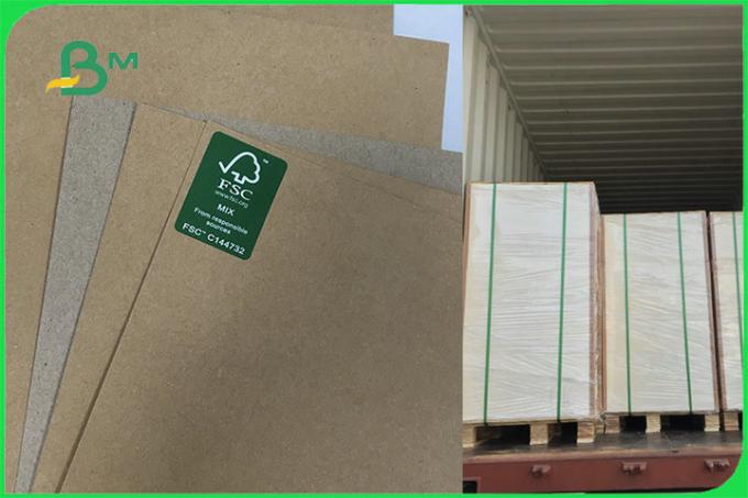 110gsm to 120gsm Recycled Brown Kraft Liner Paper Board Sheet FDA EU FSC