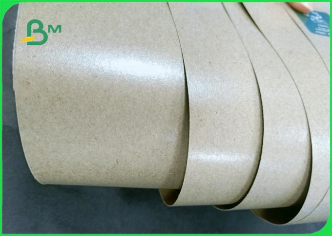 Degradable safety 35 - 300gsm PE-coated kraft paper roll for food box 