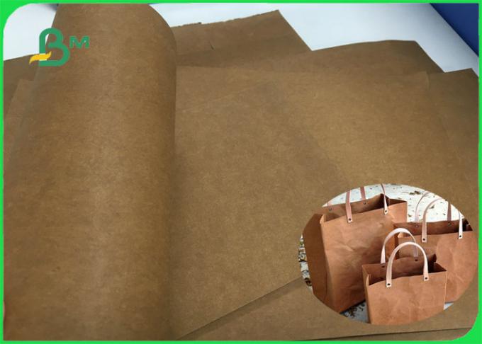 Multifunction Reused Fabric Washable Kraft Paper In Roll Making bags Flowerpot