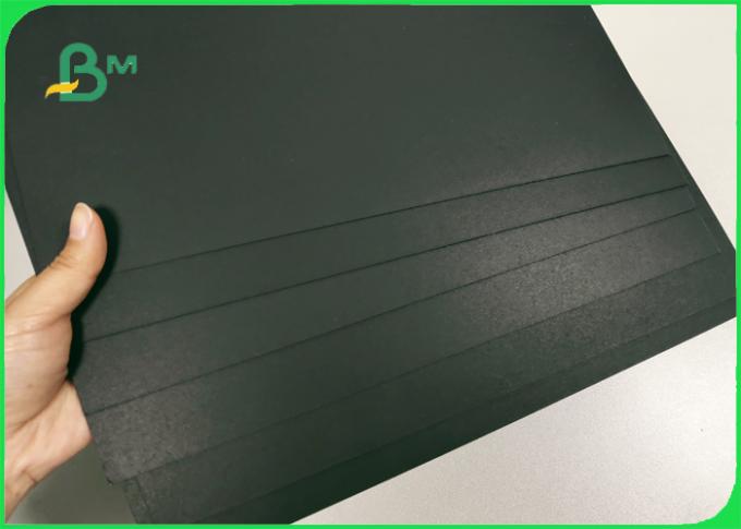 1mm 2mm Single Black Paperboard FSC & SGS Approved 31'' * 43'' For Notebook