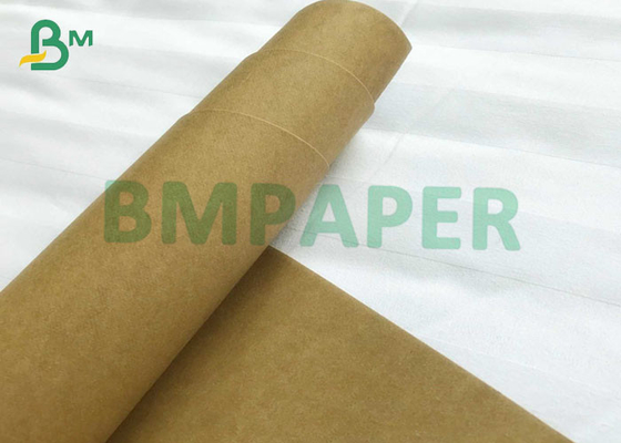 Cuộn vải giấy kraft có thể giặt được màu nâu nhạt 0,55mm 0,6mm Chiều rộng 150cm