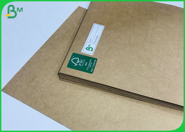 Đóng gói 200g 300g 350g Tấm giấy Brown Virgin Craft Board cho khay thức ăn