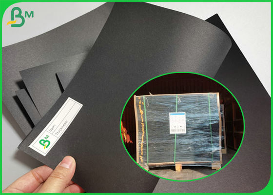 Giấy bìa cứng tái chế bột giấy đen 110gsm đến 350gsm