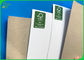 Bột giấy tái chế Bảng hai mặt tráng trắng 400g 61 * 61cm với lớp phủ trắng
