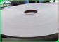 Số lượng lớn ống rơm gói giấy trắng trơn 24gsm 28gsm 32mm Rolls