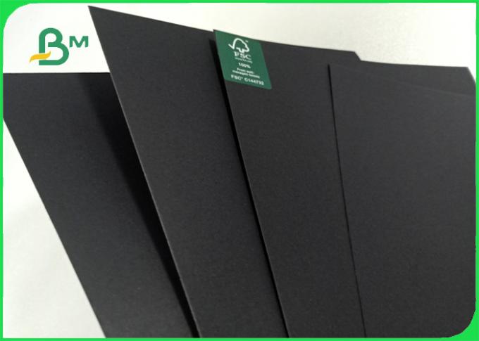 300gsm 350gsm Good stiffness and pull Black book binding board for Photo frame