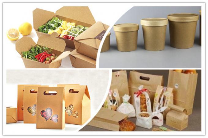 Waterproof Anti Oil Single PE Brown Kraft Paper 30 to 350gsm FDA FSC ISO SGS