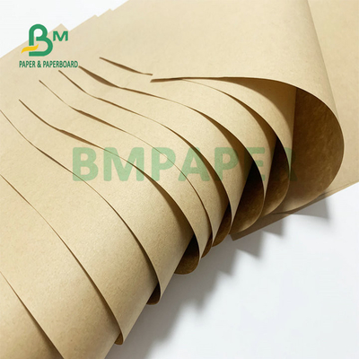 Bột gỗ không phủ 75gm 80gm giấy kraft tự nhiên màu nâu để sản xuất túi xi măng