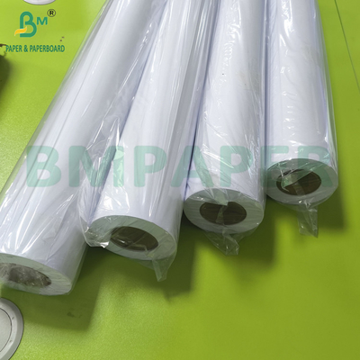Bảng giấy Inkjet Plotter 30 X 150 CAD giấy cuộn 80gsm cho Inkjet định dạng rộng