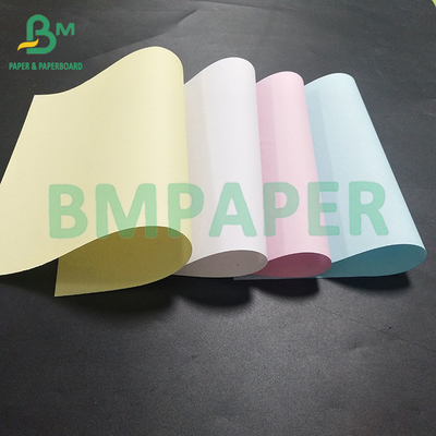 60GSM 75GSM màu sắc không carbon NCR ATM biên lai giấy cuộn CB CFB CF