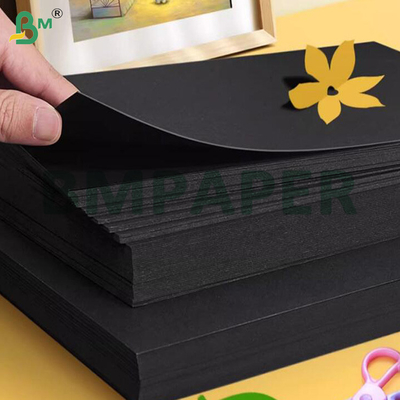 Bảng giấy đen mịn mịn 28lb 32lb 8 1/2 x 11 inch Jet Black Paper