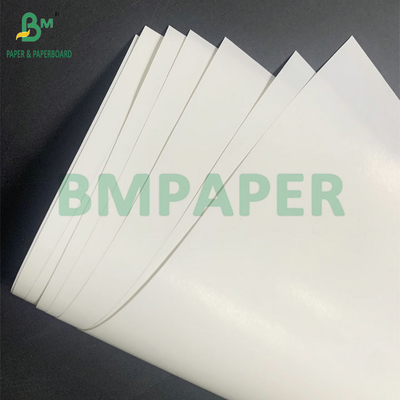 65gm 70gm chống nước Độ bền ướt giấy mờ phủ đơn cho nhãn chai bia