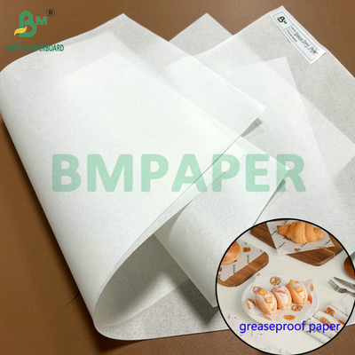 38g 40g Bảng giấy chống mỡ sáp có thể in được cho gói bánh mì 12" x 12"