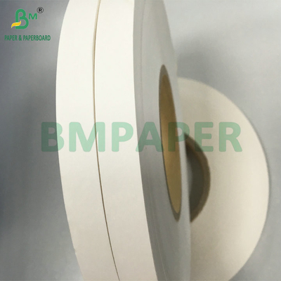 Giấy kraft màu trắng 32mm 25gsm 34gsm cho bao bì rơm cá nhân