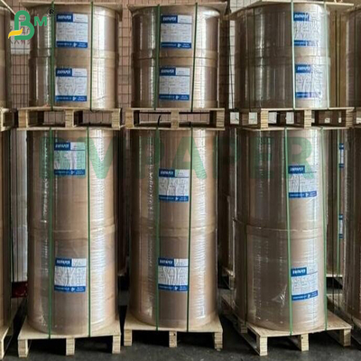 35gm Mực trắng FRecyclable Fatty Food Packaging Hamburger Packaging Khối giấy chống mỡ 7