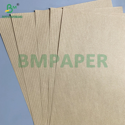 Tăng độ cứng 50gsm 60gsm giấy kraft sọc màu nâu cho bông hoa