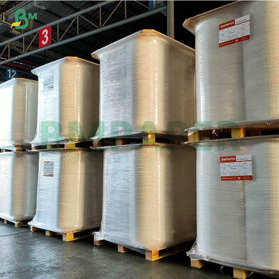 Giấy Kraft in được 28g màu trắng, dùng cho thực phẩm, để bọc đũa ăn riêng