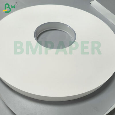 Giấy Kraft Trắng Cuộn Xẻ Dùng Đóng Gói Ống Hút 24gsm 35mm