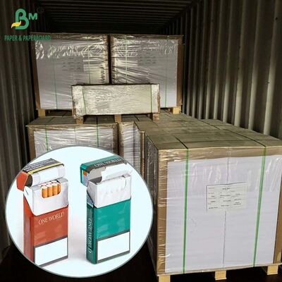 90gm 100gm Chất liệu nghệ thuật màu trắng sáng C1S cho bao bì thuốc lá mềm