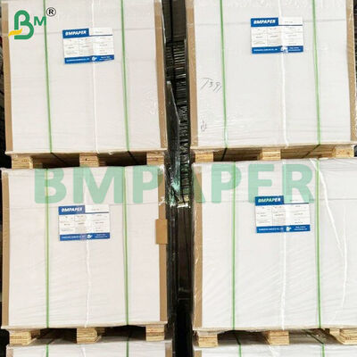 80gm giấy kraft màu trắng phủ PE an toàn thực phẩm cho túi đồ ăn nhẹ
