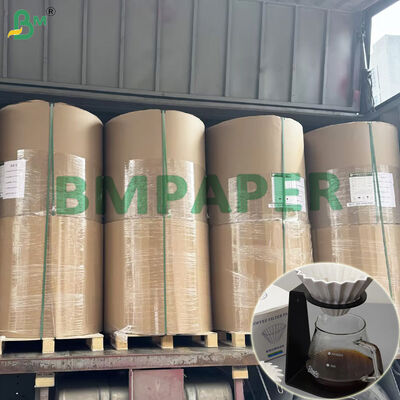 50gsm White Coffee Filter Paper Roll For FETCO F002 Eco - Friendly 350mm