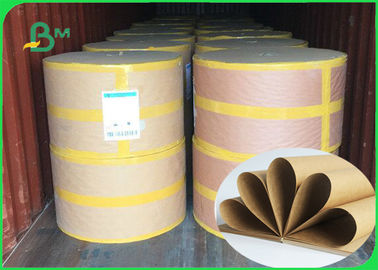 250 / 300 / 300gsm bề mặt mạnh mẽ gọn gàng Kraft giấy cuộn cho đóng gói
