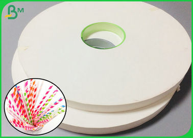 Kích cỡ khác nhau 60gr Giấy kraft trắng cấp thực phẩm cho ống hút giấy phân hủy sinh học