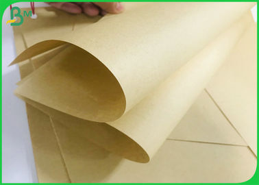 50G 80G tre Bột giấy dựa trên sinh thái Giấy kraft không tẩy trắng Cuộn cho túi phong bì