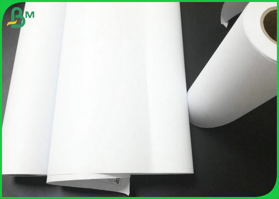 Giấy đánh dấu máy vẽ màu trắng thân thiện với môi trường FSC với chiều rộng 60 inch 70 inch 80 inch