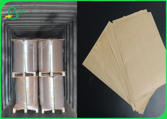 FDA chứng nhận 50gsm 50gsm 60gsm Bao bì thực phẩm giấy Kraft màu nâu tự nhiên Jumbo Roll