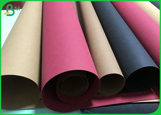 Chất liệu vải Đủ màu Cuộn giấy Kraft có thể giặt được dày 0,55mm Chiều rộng 1,5m