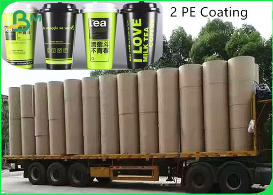 330 + 12 + 15 GSM 2PE tráng giấy Cupstock cho ly đồ uống lạnh
