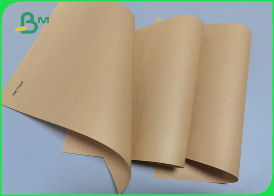 90gsm Thủ công không tẩy trắng Giấy bao bì Kraft nâu không tráng cho túi tay cầm