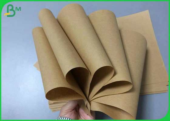 1000mm 1100mm 60GSM 70GSM Giấy Kraft nâu Foodgrade cho túi giấy