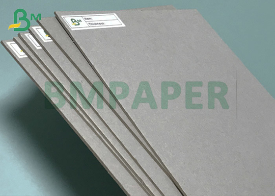 Bột giấy tái chế Mạnh mẽ 850gsm 1250gsm Tấm bìa màu xám rơm cho hộp chắc chắn