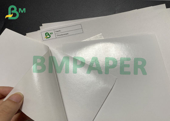 Giấy dán tự dính 80gsm Siêu trắng bóng Bằng chứng nước