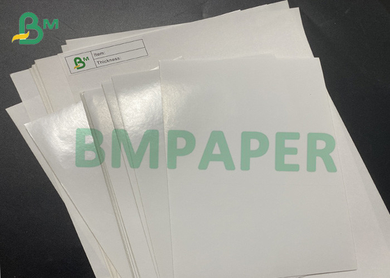Giấy dán tự dính 80gsm Siêu trắng bóng Bằng chứng nước