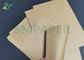 Bột giấy nguyên chất 125gsm đến 450gsm Bảng giấy Kraft màu nâu tự nhiên 64 * 79cm