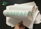 Cuộn giấy kraft trắng thực phẩm 100gsm 120gsm không tráng phủ để gói kem ốc quế