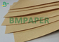 Băng giấy không tẩy trắng 70gsm Giấy kraft có độ bền kéo ướt cao Giấy kraft nâu