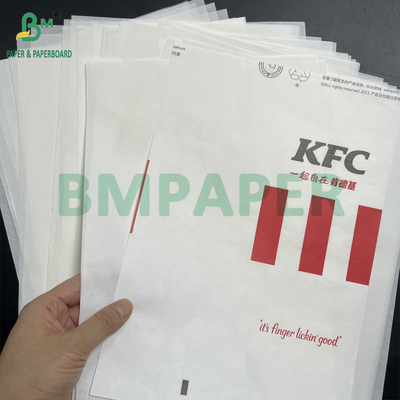 38grs 40grs Mượt mà chống mỡ White Sandwich giấy bọc Kit 3 Kit 5