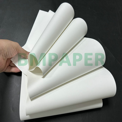 120um 130um in bằng laser màu trắng giấy tổng hợp cho nhãn 33 cm x 48,5 cm