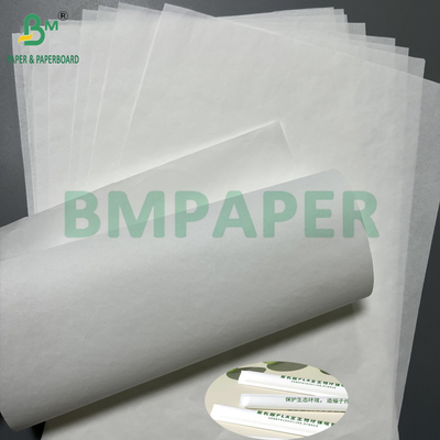 Hiệu suất in tốt 24 28 GSM giấy bọc vệ sinh màu trắng