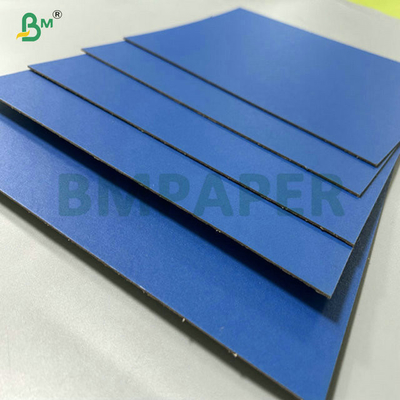 640 x 900mm 1mm 2mm Bảng thẻ màu xanh tái chế Grey Back For Paper Folders
