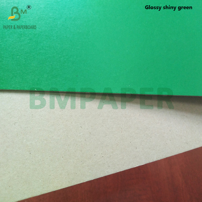 Good Flatness Folders Cover Cardboard Laminated Green Blue Color Lưng màu xám