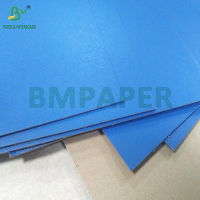 Good Flatness Folders Cover Cardboard Laminated Green Blue Color Lưng màu xám