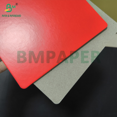 Good Flatness Folders Cover Cardboard Laminated Green Blue Color Lưng màu xám