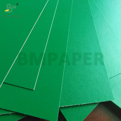 Good Flatness Folders Cover Cardboard Laminated Green Blue Color Lưng màu xám